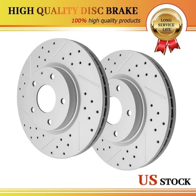 Rotor de freno delantero perforado y ranurado 297 mm para Mazda 6 CX-5 2014 2005 2006 2017 Foto 1 de 4