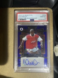 2023-24 Select P/L #SIW Ian Wright PSA 10 Signature-Blue Pulsar, POP 1!! - Picture 1 of 2