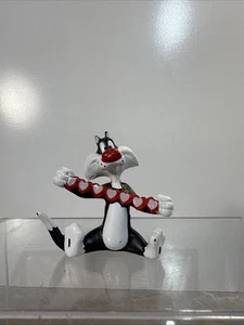 Warner Bros 2000 Looney Tunes Sylvester the Cat Hearts Valentinstag PVC Figur - Bild 1 von 7
