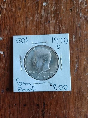 1/2 dollaro argento Kennedy 1970 S - Immagine 1 di 2