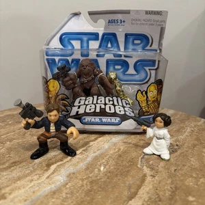 Star Wars Galactic Heroes Lot Chewbacca C-3PO Neu im Karton Han Solo Prinzessin Leia Figuren - Bild 1 von 5