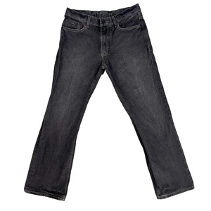 Pantalones de mezclilla Calvin Klein Bootcut para hombre 32 negros tiro alto algodón 32Wx28L - Imagen 1 de 19