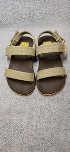 REEF Big Kids Little Ahi Convertible Sandals Strap Flip Flops Green Size 11/12 - Picture 1 of 4