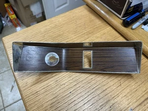 1969- 1972 Pontiac Grand Prix Dash Bezel Headlight Wiper Woodgrain 69-72 OEM - Picture 1 of 5