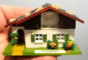 Plastiskop Plastic Toy House German Trummelbach 3 x 1 1/2" - Picture 1 of 5