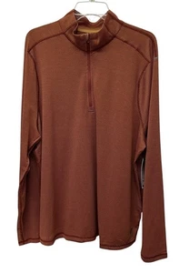 Rhone Glacier 1/4-Reißverschluss Basisschicht Pullover Shirt Herren Größe XL brandneu 118 $ NEU - Bild 1 von 11