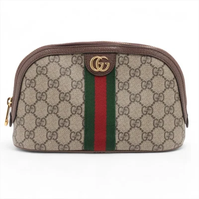 Gucci Ophidia GG Supreme 625551 ПВХ и кожаный мешочек бежевый - Изображение 1 из 4