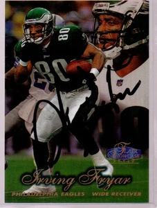1998 Fleer Showdown Autographed Irving Fryar Philadelphia Eagles Fine - Picture 1 of 3