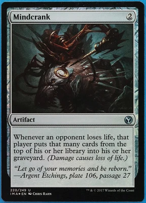 Mindcrank FOIL Iconic Masters NM Artifact Uncommon CARD (507991) ABUGames - Image 1 of 2