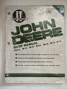 John Deere 520 530 620 630 720 730 I&T Tractor Service Repair Manual JD16 - Bild 1 von 5