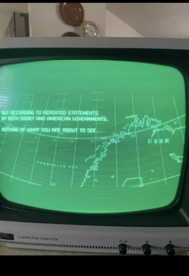 1984 MAGNAVOX AMBER MONOCHROME COMPUTER MONITOR 12" NAP CONSUMER ELECTRONICS - Image 1 of 4