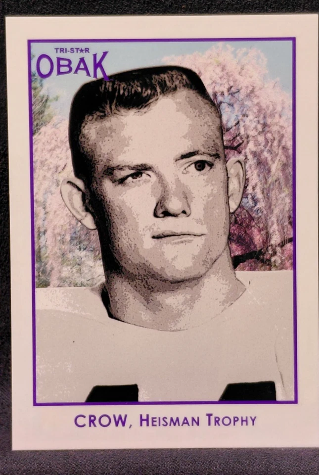 2011 TRISTAR Obak JOHN CROW 41 Texas A&M Heisman Trophy 1/1 rare parallel POP 1 - Image 1 of 3