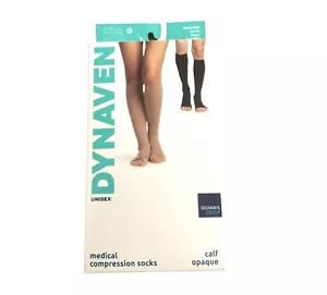 SIGVARIS Unisex DYNAVEN Open Toe Calf-High Socks 20-30mmHg - Picture 1 of 4