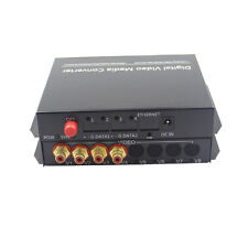 4CH Stereo Broadcast Audio Fiber Opitc Optical Media Converter Hi Fi