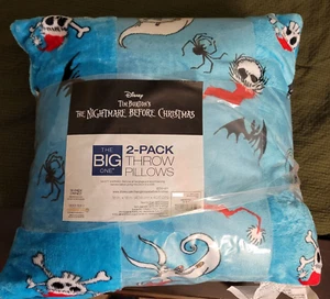 NEW Disney The Big One The Nightmare Before Christmas 2-Pack Throw Pillows - Picture 1 of 3