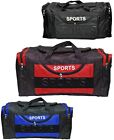 Gym Bag Travel Sports Duffel Unisex Lightweight Holdall Cargo Bag M,L,XL BLACK