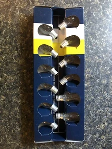 12 GE 7W C7 Clear Candelabra Bulbs 7 Watt Replacement Christmas 7C7 Lamp Genuine - Picture 1 of 3