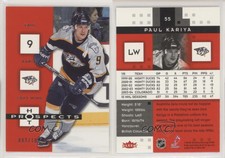 2005-06 Fleer Hot Prospects Red Hot /100 Paul Kariya #55 HOF