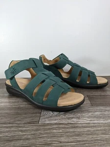 Hotter Capri Women's Size 9 Sandals Dark Teal Comfort Excellent Condition! - Picture 1 of 10