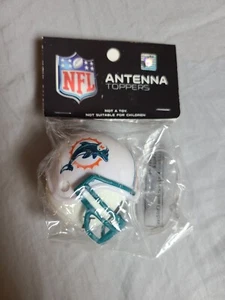 Miami Dolphins Antenna Topper Smiley Face NFL Ornament Football - Picture 1 of 3