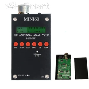 MINI60 SARK100 Analizator antenowy Miernik HF ANT SWR 1-60Mhz do radia szynowego NOWY - Zdjęcie 1 z 8