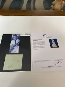 Autogrammpapier mit Foto von Charles Fuqua von den Tintenflecken mit Zertifikat - Bild 1 von 8