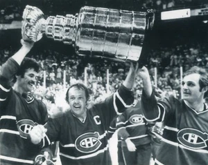 Montreal Canadiens Stanley Cup Unsigned 8x10 Photo Lambert,Cournoyer,Lafleur - Picture 1 of 1