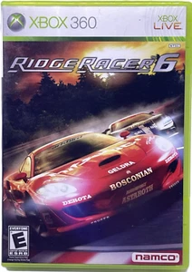 PLAYED ONCE Ridge Racer 6 W/Manual (Microsoft Xbox 360, 2005) Complete - Picture 1 of 3