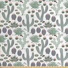 Kaktus Gewebe als Meterware Floral Wüstenpflanzen Pattern