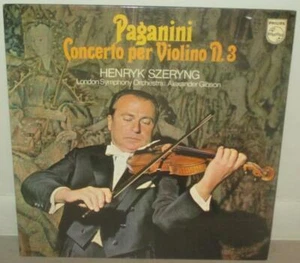 HENRY SZERYNG PAGANINI LONDON SYMPHONY ORIG 1971 PHILIPS ITALY LP - Picture 1 of 1