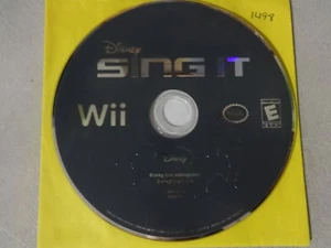 EUC Disney Sing It! - Nintendo Wii Game Disc Only Free Ship - Picture 1 of 1