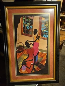 Leroy Campbell "Divine Order" African American Art Hair Braiding #51/860 - Picture 1 of 24