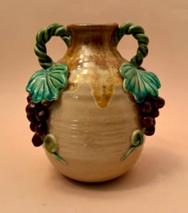 Vintage Italian 6½” Rustic Majolica Style Clay Pottery Jug - Picture 1 of 5