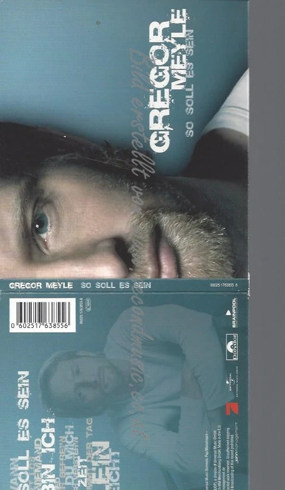 CD--GREGOR MEYLE--SO SOLL ES SEIN - Bild 1 von 1
