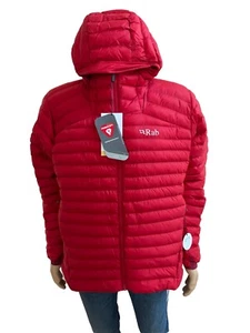 RAB Cirrus Alpine PrimaLoft Insulated Jacket Ascent Red Men Large L YKK Zip - Picture 1 of 9