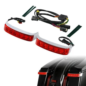 LED Saddlebag Run/Brake/Turn Lamp Fit For Harley Road Glide 2014-2023 - Picture 1 of 12