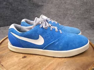 Nike Mens SB Eric Koston 2 Lunarlon Blue Suede Skate Shoes Size 12 US 580418-400 - Picture 1 of 12