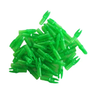 100pk Plastic Arrow Nocks Archery Compound Bow Arrow for ID 6.0mm arrow nocks - Picture 1 of 8