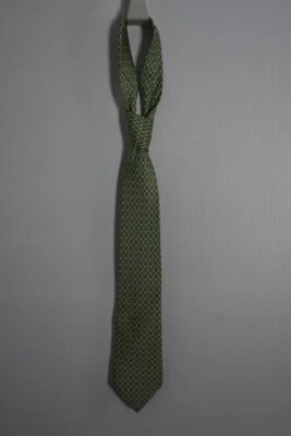 Gravata xadrez verde Chaps aprox. 15" - EXCELENTE estado - Imagem 1 de 4