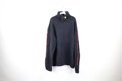 Nuevo de Lote Antiguo Años 90 Marithe Francois Girbaud Hombres 2XL Peso Pesado Cuello Alto Suéter Foto 1 de 4