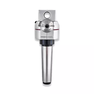 TESTA ALESATRICE METRICA 3MT (ARGENTO 42mm DIA) 3 PERGOLATI CONICI MORSE RDGTOOLS - Foto 1 di 2