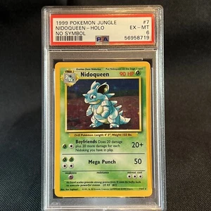 Nidoqueen Holo # 7 Nessun Simbolo Errore Giungla 1999 Pokemon PSA 6 ๐ - Foto 1 di 6