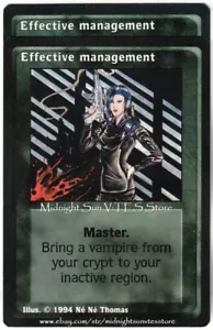 Effective Management x2 Jyhad V:TES VTES Vampire CCG - Picture 1 of 1