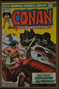 CONAN EL BÁRBARO # 55: MUY FINO/CASI NUEVO: OCTUBRE DE 1975: MARVEL COMICS. - Imagen 1 de 6