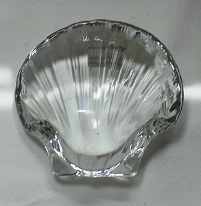 Baccarat kristallklare Muschel Muschel Figur/Briefbeschwerer - Bild 1 von 1