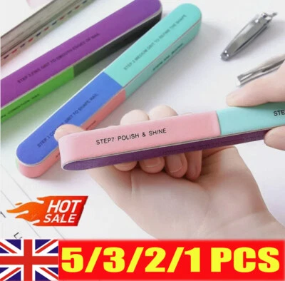 Nail Grinding Polishing Nail Sanding Manicure Nail Buffer Block Nail Art New - Image 1 of 4