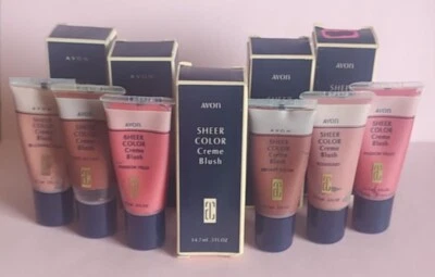 Sheer Color Crème Blush by Avon ~ Five Shades ~ 0.5oz Tube #Vintage. #Rare. New! - Image 1 of 4