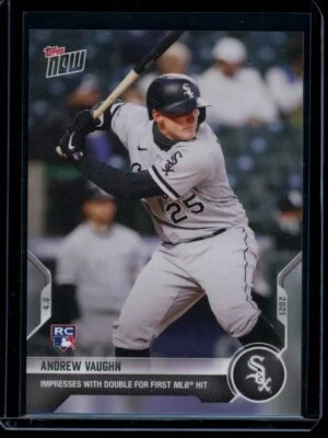2021 Topps Now #42 Andrew Vaughn RC Base Rookie Card - Image 1 of 2