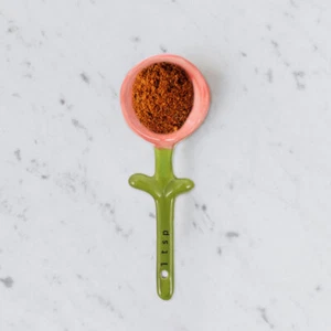 1 Set of Ceramic Measuring Spoons with Base Cute Flower Measuring Spoons for - Picture 1 of 12