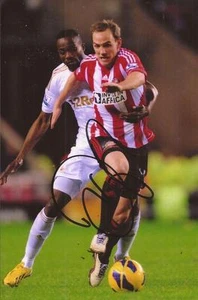 SUNDERLAND * DAVID VAUGHAN SIGNED 6x4 ACTION PHOTO+COA - Picture 1 of 1